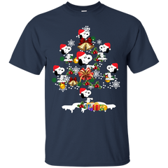 Christmas Is Coming Snoopy The Peanuts Movies Santa Claus Ugly Christmas Sweater Cotton T-Shirt - The White Eagles