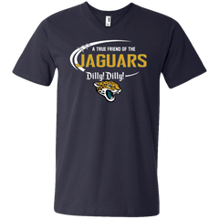 Dilly Dilly Jaguars A True Friend Of The Jaguars Men's V-Neck T-Shirt - The White Eagles