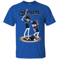 Milwaukee Brewers Baseball Rick And Morty Cotton T-Shirt - The White Eagles