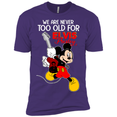 We Are Never Too Old For Elvis Presley Mickey Men's Sleeve Shirt - The White Eagles