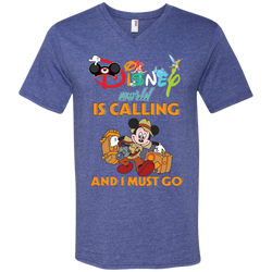 Disney World Is Calling And I Must Go T-shirts, Hoodie Men's V-Neck T-Shirt - The White Eagles