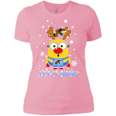 Minion Florida A&m Rattlers Ugly Christmas Sweaters Let It Snow Ladies' Shirt - The White Eagles