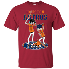 Houston Astros Baseball Rick And Morty Cotton T-Shirt - The White Eagles