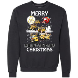 Appalachian State Mountaineers T Shirts Minions Santa Claus Merry Christmas Sweatshirt - The White Eagles