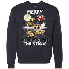 Appalachian State Mountaineers T Shirts Minions Santa Claus Merry Christmas Sweatshirt - The White Eagles
