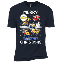 Toledo Rockets Ugly Christmas Sweaters Minions Santa Claus Merry Christmas Men's Sleeve Shirt - The White Eagles