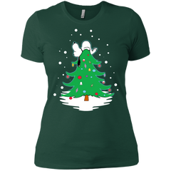 Snoopy Tree Christmas The Peanuts Movie Ladies' Shirt - The White Eagles