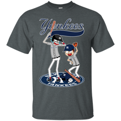 New York Yankees Baseball Rick And Morty Cotton T-Shirt - The White Eagles