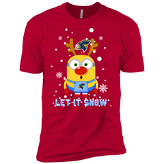 Minion Etsu Buccaneers Ugly Christmas Sweaters Let It Snow Men's Sleeve Shirt - The White Eagles