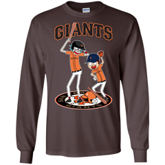 San Francisco Giants Baseball Rick And Morty LS Cotton T-Shirt - The White Eagles