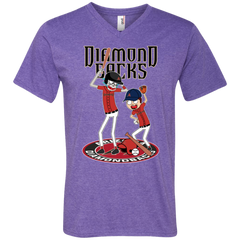 Arizona Diamondbacks Baseball Rick And Morty Men's V-Neck T-Shirt - The White Eagles