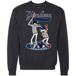 New York Yankees Baseball Rick And Morty Sweatshirt - The White Eagles