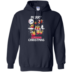 South Alabama Jaguars Ugly Christmas Sweaters Minions Santa Claus Merry Christmas Hoodie - The White Eagles