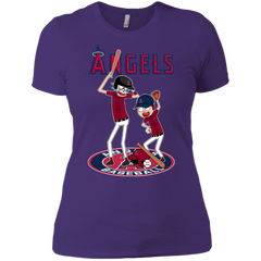 Los Angeles Angels Baseball Rick And Morty Ladies' Shirt - The White Eagles