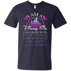 I Am A Disney Girl I Can't Control T-shirts Men's V-Neck T-Shirt - The White Eagles