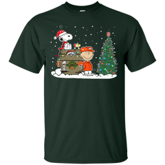 Denver Broncos Snoopy The Peanuts Ugly Christmas Sweater  Super Bowl Cotton T-Shirt - The White Eagles