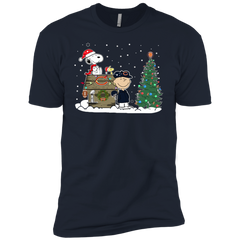 Chicago Bears Snoopy The Peanuts Ugly Christmas Sweater  Super Bowl Men's Sleeve Shirt - The White Eagles