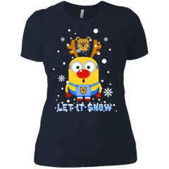 Minion North Carolina A&t Aggies Ugly Christmas Sweaters Let It Snow Ladies' Shirt - The White Eagles